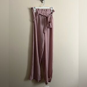 Striped Paperbag Pants